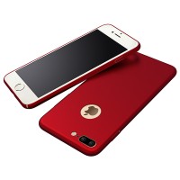 Jual Casing Cover iPhone 7 Plus Baby Skin Ultrathin Full Cover Hardcase Red Murah