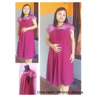 Jual midi dress hamil menyusui Murah