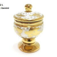 TOPLES Medalion Jar CR722L Motif Gemini (ada ukuran S dan M) VICENZA
