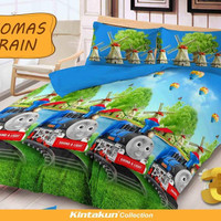 Jual Sprei D'luxe Kintakun ukuran 180 x 200 - Thomas Train Nisrina Murah