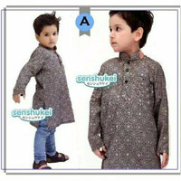 Stelan Baju Koko & Jeans Senshukei Baju Anak Import Branded