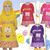 Baju Muslim Bayi Perempuan 8 - 10 Bulan (PMB237)