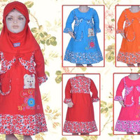 Baju Muslim Bayi Perempuan 8 - 10 Bulan (PMB235)