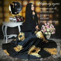 gamis syari maxmara silk elegancy good quality