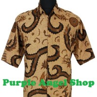 Kemeja Hem JUMBO SUPER BIG SIZE Batik Tulis SOGAN EXCLUSIVE Ld 130cm