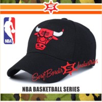 TOPI NBA BORDIR BASKET CHICAGO BULLS JORDAN HITAM RAPHEL SPECIAL WORLD