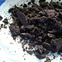 Jual 1kg Bubuk oreo kasar halus.Oreo Crumb.DIJAMIN ASLI u/ topping es krim Murah