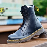 Jual Sepatu couple dr marteen pria wanita / sepatu boots casual kulit murah Murah