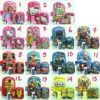 Jual Tas Ransel Sekolah Anak Troly 3in1 3D
Disney Princess Frozen Murah