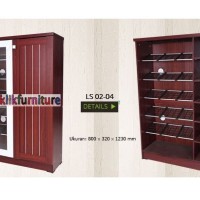 LS 02.24 TOPPAN Rak Lemari Sepatu