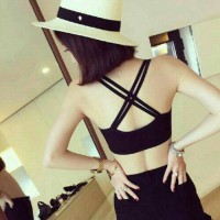 Jual Bra Sport Bralette Tali Tally Silang Belakang 8716 Murah