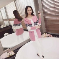 Jual CARDIGAN RAJUT PINK CANTIK TRENDY 2017 Murah
