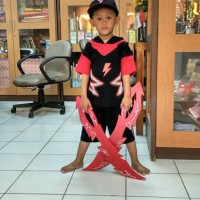 Jual Paket Boboiboy Halilintar (2pedang, Topi, Gelang, Kostum) Murah