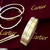 Jual SIZE XL CARTIER LOVE BANGLE GELANG TITANIUM PRIA,WANITA Murah