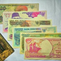 Jual UANG KUNO PAKET SUPER HEMAT SET 92an | UANG 90an | UANG LAMA|duit kuno Murah