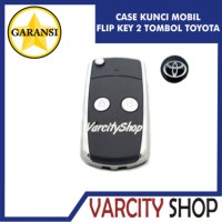 Jual Casing Kunci Lipat Flip Key 2 tombol mobil TOYOTA Innova, Vios, dll Murah
