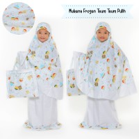 MUKENA ANAK FROZEN TSUM-TSUM PUTIH SIZE XS