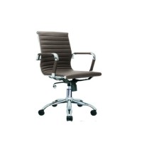 kursi kantor donati chrome model rangka besi minimalis