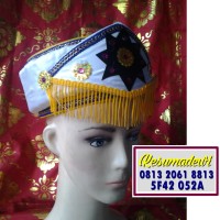 Topi Pria Betawi Baju Adat Karnaval Kostum Tari Anak Tradisional