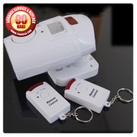 Alarm Sensor Gerak Dual Remote / Alarm Bell Rumah Anti Maling