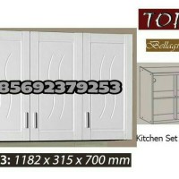Jual Kitchen Set / Lemari Gantung Dapur Topix 3 Pintu Murah