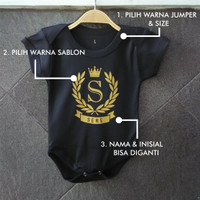 Jual Custom Jumper Bayi Design Perry Nama Murah