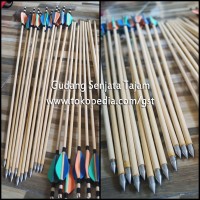Jual Anak Panah Kayu Ramin Untuk Latihan Memanah (1 Lusin) Murah
