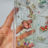 jelly case blink swarovski kupu butterfly xiaomi mi max redmi 3 pro
