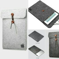 Jual TAS LAPTOP SLEEVE CASE FELT MACBOOK PRO AIR RETINA IPAD 11 12 13 INCH Murah