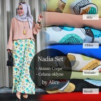 GROSIR BAJU HIJAB PAKAIAN SETELAN NADIA SET