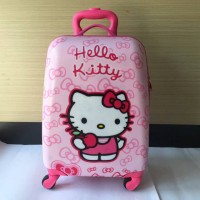 Jual Tas Koper Travel Anak Fiber Hello Ketty 4Roda Murah