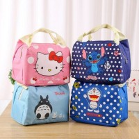 Jual Lunch Bag | Tas Bekal | Hello kitty | Doremon | Es Jelly | Tempat Maka Murah