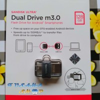 Jual Sandisk OTG 128gb m3.0 Ori Flashdisk Dual Usb On The Go 128 Gb m 3.0 Murah