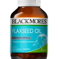Jual BLACKMORES FLAXSEED OIL BPOM KALBE 100 Kapsul Murah