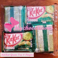Jual COKELAT KITKAT WAFER GREEN TEA 4 FINGERS (ISI 12 PCS) Murah