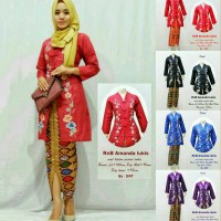 KEBAYA MUSLIM KEBAYA MODERN SETELAN BATIKBWANITA AMANDA LUKIS