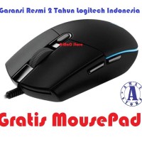 Jual Logitech Prodigy G102 Gaming Mouse Bonus Mousepad - Garansi Resmi Murah