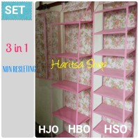 Jual Rak Gantung Tas, Sepatu dan Jilbab non Resleting Murah