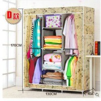 Jual Lemari Baju Portable Jumbo Serbaguna 4 Gantungan Murah