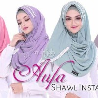 Jual Shawl Instan Aufa by Nuhijab / Pashmina Instan / Hijab / Kerudung Murah