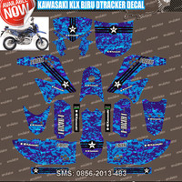 STIKER STRIPING KAWASAKI-KLX-150-STANDARD VARIASI-BIRU SPEC B