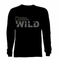 tshirt,distro kaos lengan panjang national geographic wild