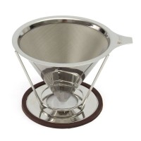 Jual Stainless Steel V60 Premium | Coffee Dripper 2-4 cups Murah