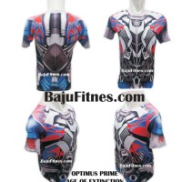 Jual Baju Kaos Pria Gym Mma Fitnes - Optimus Prime Age Of Exitinction Murah