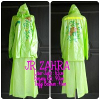 Jas Hujan Rok Wanita / Muslimah - JR ZAHRA - Hanya Hijau