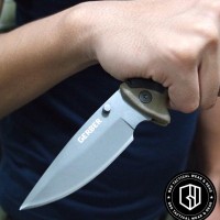 Pisau lipat survival gerber myth folding sheating knife Diskon