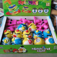 Jual Gasing Angry Bird Lampu LED Mainan Edukasi Anak ( Murah, Grosir) Murah