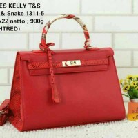 TAS HERMES KELLY TAEGA SNAKE, TAS TNG, BREND,
MTRL TAEGA/ SEM.PRIM.