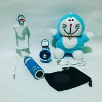 Jual PAKET HEMAT DORAEMON * pb boneka+superwide+tongsis * Murah