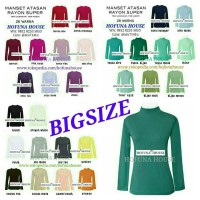 Jual HOFUNA HOUSE Manset Atasan Bigsize / Kaos Dalaman Lengan Panjang Polos Murah